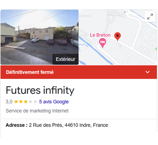 google my business futures infinity