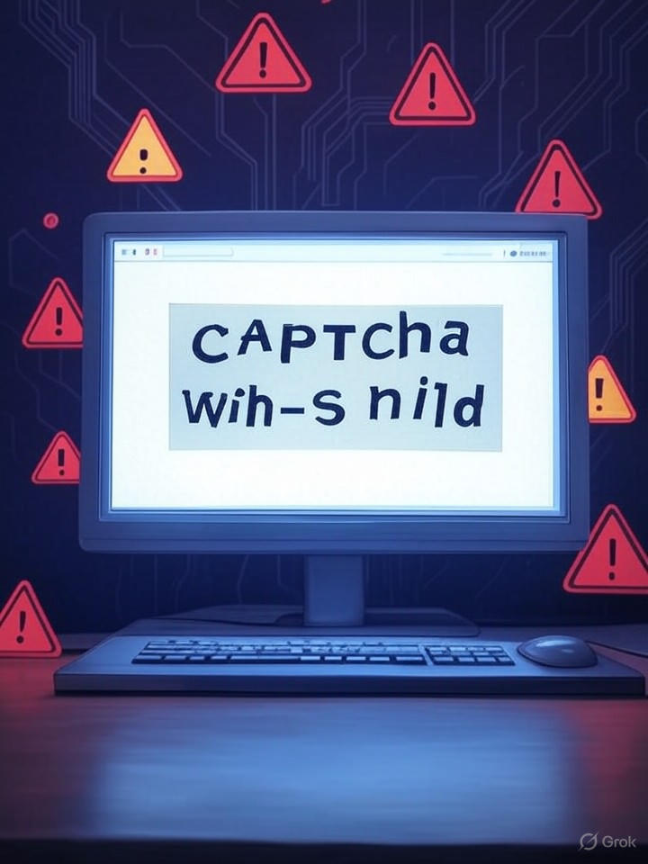 méfiez-vous des faux captchas : découvrez comment reconnaître ce piège viral qui menace la sécurité de votre ordinateur et protégez-vous des cyberattaques en ligne.
